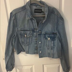 Calvin Klein Women's Denim Jacket - Light Blue